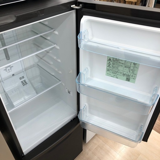 Panasonicの2ドア冷蔵庫 美品【Panasonic】 2023年製 2ドア冷蔵庫168L