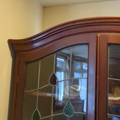 イギリスアンティーク　ガラスケース