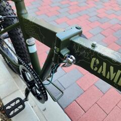 愛知県限定 キャプテンスタッグ 折りたたみ自転車 キャンプアウト オリーブ