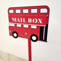 未使用　スタンドポスト　郵便受け　アメリカンスタイル　メールボックス