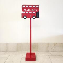 未使用　スタンドポスト　郵便受け　アメリカンスタイル　メールボックス