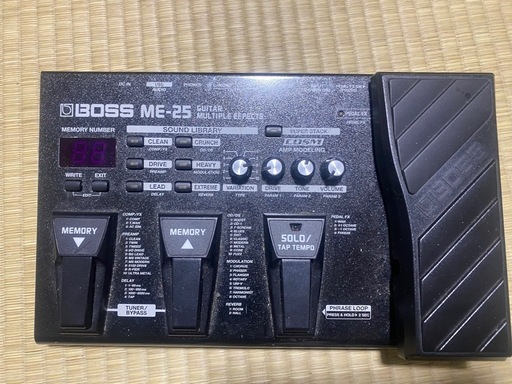 【マルチエフェクター　BOSS　ME-25