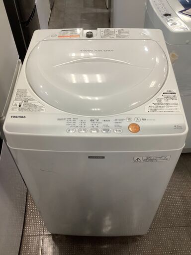 【安心の6か月保証付き！！】TOSHIBAの全自動洗濯機のご紹介です！