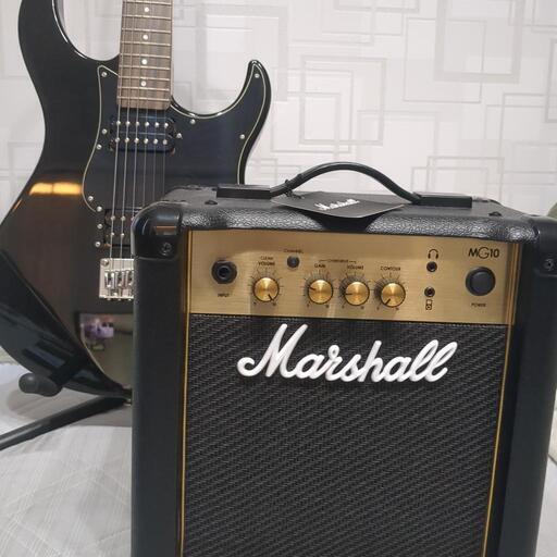 エレキギター 1式 ヤマハ・PACIFICA 120H  Marshall mg10