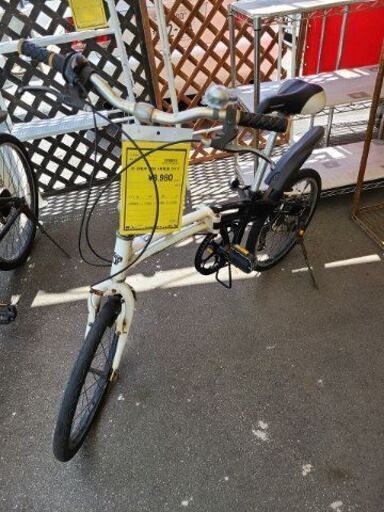 ★店頭にて試乗可★ J7380　折りたたみ自転車　doppelganger　ドッペルギャンガー　20インチ　ホワイト　6段変速　【リユースのサカイ柏店】　 中古自転車 　流山市 中古自転車 松戸市 中古自転車 我孫子市 中古自転車 船橋市 中古自転車 守谷市 中古自転車 取手市 中古自転車　 折りたたみ自転車 ☆店頭にて試乗可☆ J7380 折りたたみ自転車