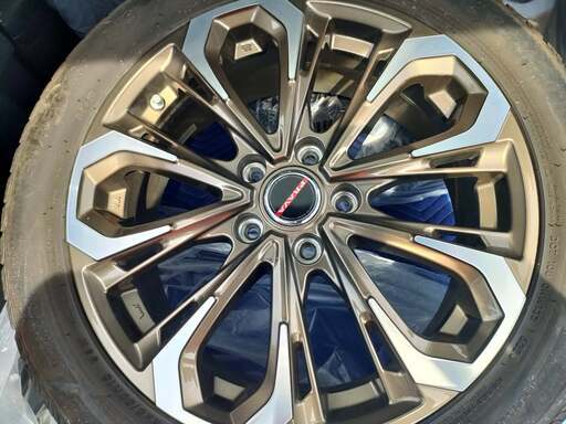 値下げ！ BIGWAY レイシーン PRAVA 5X (ブロンズポリッシュ)18インチ7J 
