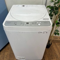 I706 🌈 2022年製♪ SHARP 洗濯機 （6.0㎏） ⭐ 動作確認済 ⭐ クリーニング済