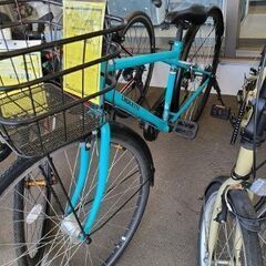 ★店頭にて試乗可★ J7383　シティサイクル　CHOUETTE　ブルー　27ｲﾝﾁ　6段変速　オートライト　【リユースのサカイ柏店】　 中古自転車 　流山市 中古自転車 松戸市 中古自転車 我孫子市 中古自転車 船橋市 中古自転車 守谷市 中古自転車 取手市 中古自転車　