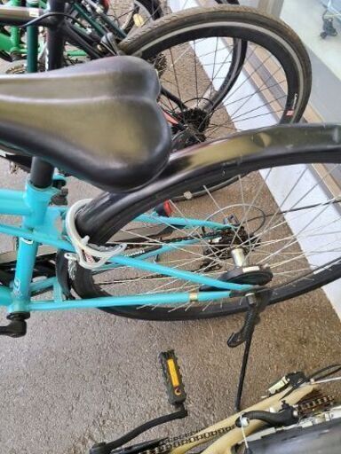 ☆店頭にて試乗可☆ J7383 シティサイクル CHOUETTE ブルー 27ｲﾝﾁ 6段