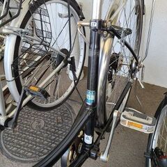 ★店頭にて試乗可★ J7385　ASAHI　アサヒサイクル　シティサイクル　Bobby Town　ボビータウン　ブラック　27ｲﾝﾁ　6段変速　オートライト　【リユースのサカイ柏店】　 中古自転車 　流山市 中古自転車 松戸市 中古自転車 我孫子市 中古自転車 船橋市 中古自転車 守谷市 中古自転車 取手市 中古自転車　