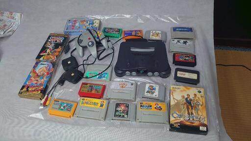 ４０歳代ゲームファン必見『N64 ニンテンドウ64 本体 NUS-001 任天堂 Nintendo』☆☆画像の全てあげます！