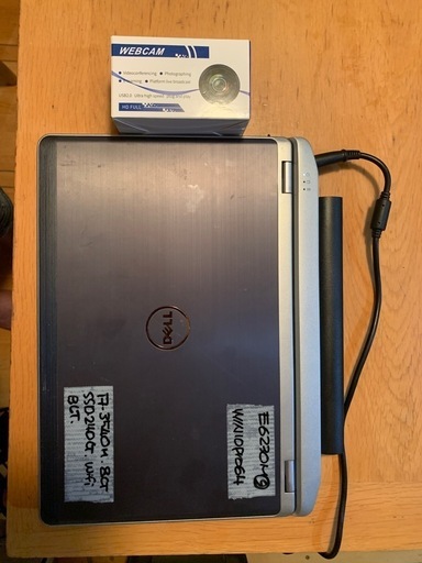 小型12.5inch液晶/軽量人気機種　Dell latitudee6230改その⑩　 超レア爆速Core i7-3540mメモリー８G　Bluetooth,Wifi搭載機　Windows10pro 64bi