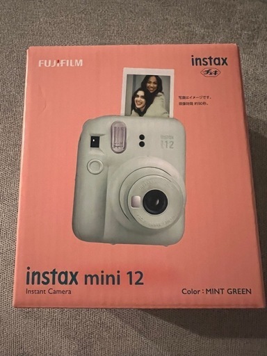 【新品未開封】　FUJIFILM instax mini 12 本体