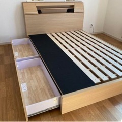 受け渡し予定者決定】ニトリ ダブルベッドフレーム