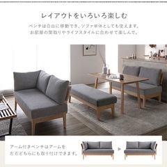 受け渡し予定者決定しました☺️【美品】ニトリ 2人〜3人がけ 収納付き 