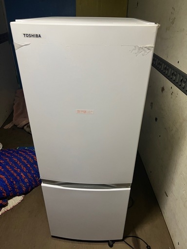 TOSHIBA 東芝 GR-R15BS ノンフロン冷凍冷蔵庫 153L 2020年製
