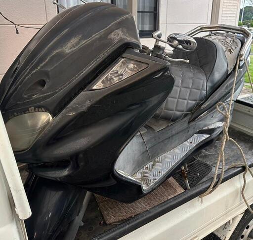 マジェスティ250　エンジン始動確認　現状車　部品取りにどうぞ！