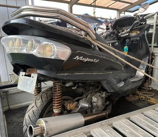 マジェスティ250 エンジン始動確認 現状車 部品取りにどうぞ！ 190826