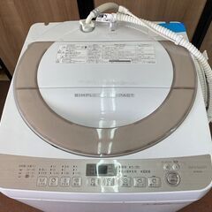 シャープ　全自動洗濯機　7ｋ　風呂水給水可　中古