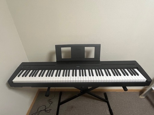 YAMAHA P-45B 電子ピアノ 88鍵盤 Xスタンド・Xイス・ダンパーペダル・ヘッドホンセット