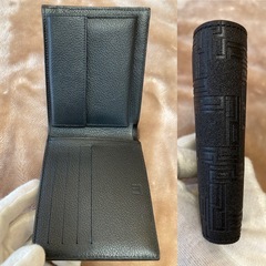 箱付きdunhillダンヒルメンズ小銭入れ有二つ折り財布ウォレットさいふ 