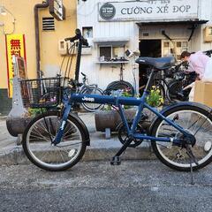 Jeep 折りたたみ自転車 青 Jeep 折りたたみ自転車 青