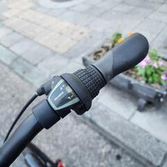 折りたたみ自転車　ＨＵＭＭＥＲ　２０インチ　６変速　赤　配達可能