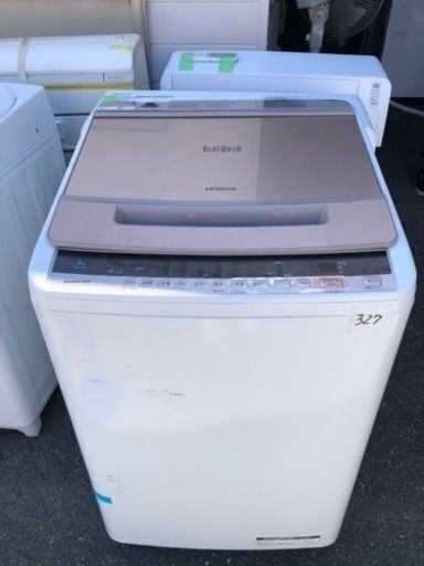NO 327 福岡市内配送設置無料✨ BW-V80C 全自動洗濯機 ビートウォッシュ シャンパン [洗濯8.0kg /乾燥機能無 /上開き]