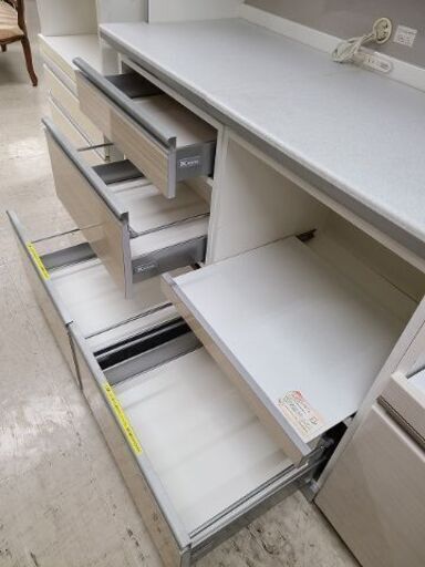 J7391　綾野製作所　システムキッチンボード　ホワイト　クリーニング済　【リユースのサカイ柏店】 J7391 綾野製作所 システムキッチンボード ホワイト クリーニング済