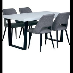 最終値下げ】ダイニングテーブル&チェアー5点セット