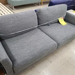 J7398 二人掛けソファ グレー クリーニング済 【リユースのサカイ柏店】