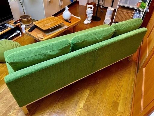 国内ブランドNOYES 3人掛けソファ モスグリーン 3人掛けソファを探す