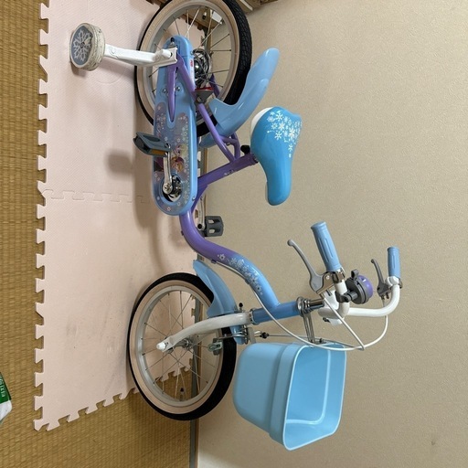 子供女児　16インチ自転車　アナ雪　　美品