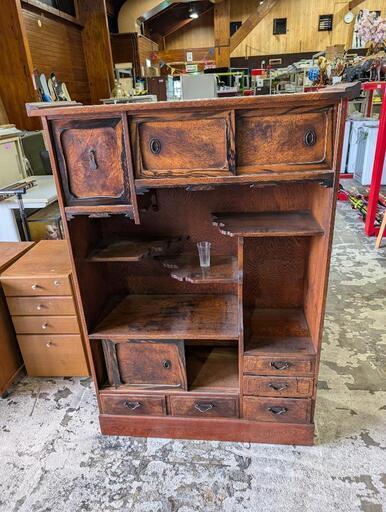 ♪飛騨産業/キツツキマーク 飾り棚/コレクションボード 上下分割