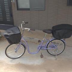 ほぼ未使用　自転車　カゴカバー、鍵付き