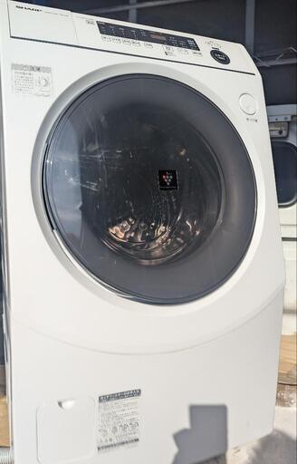 【受け渡し決定】シャープ　10kg ドラム式洗濯機　ES-H10F-WL　2022年式 SHARP