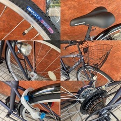 MARUISHI APASCH アパッシュクロス シティサイクル 6速ギア27インチ 街乗り 通勤・通学