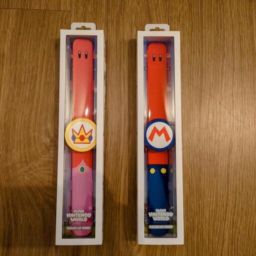 パワーアップバンド　USJ  マリオ　ピーチ　２本