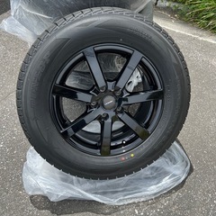 美品】2023年製 ダンロップ ホイール付 265/60R18 4本セット SUV・PUに