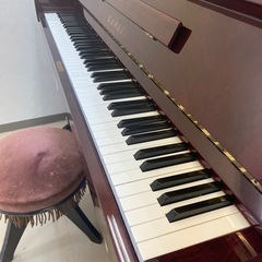 【30万円→15万円に最終値下げ済！】KAWAI アップライトピアノ KL-601 ハイグレードモデル 木目調 マホガニー艶出し塗装仕上げ
