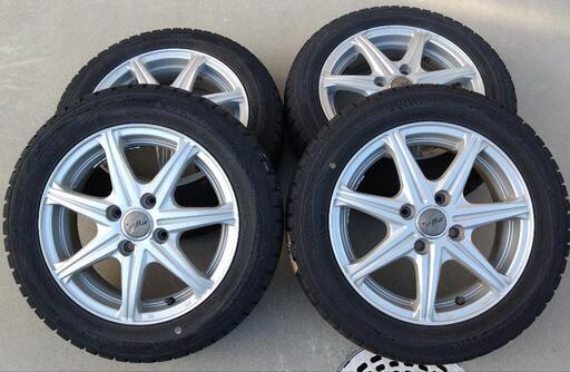 ダンロップ　スタッドレスタイヤ　ホイールセット　155/65R14