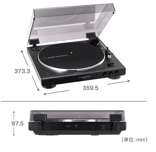 中古 audio-technica AT-LP60XBT ワイヤレスターンテーブル