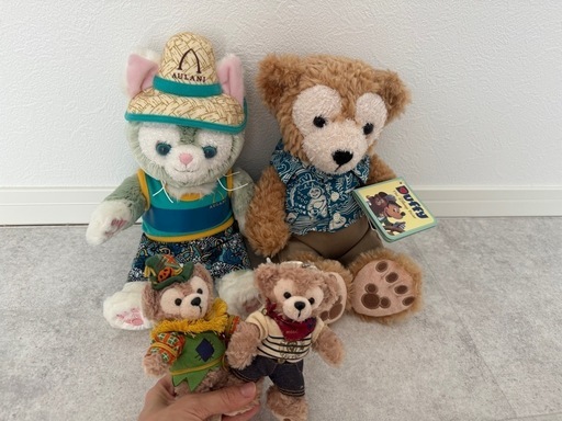 ダッフィー、シェリーメイ、ジェラトーニ　ぬいぐるみ　おもちゃ\n