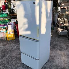 2013年製 SHARP SJ-PW35X-W [冷蔵庫（350L・どっちもドア