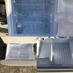 2013年製 シャープ 冷蔵庫（350L・どっちもドア） プラズマ 