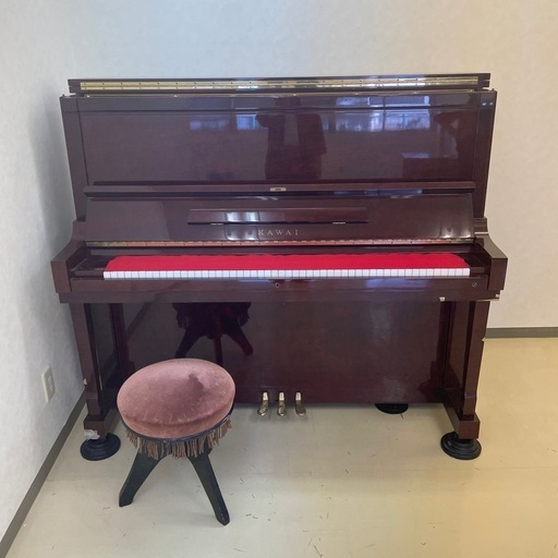 【30万円→15万円に最終値下げ済！】KAWAI アップライトピアノ KL-601 ハイグレードモデル 木目調 マホガニー艶出し塗装仕上げ