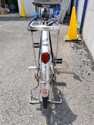 ナショナル 昔の自転車 昭和レトロ 古い自転車 ロッド 実用自転車 運搬