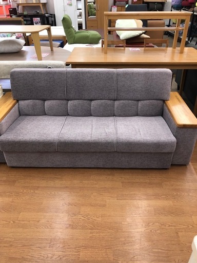 【店頭受け渡し】（254）3人掛けソファ　中古品