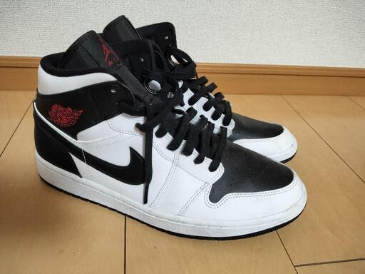 【本日のみ】NIKE AIR JORDAN 1 MID REVERSE BLACK TOE リバース ブラック トゥー