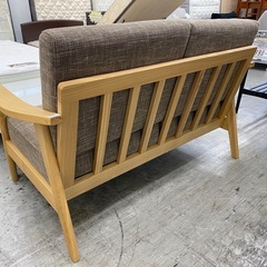 【愛品館 江戸川店 ソファ】 nuqmo（ヌクモ）ウッドフレーム2Pソファ ID:156-019803-007